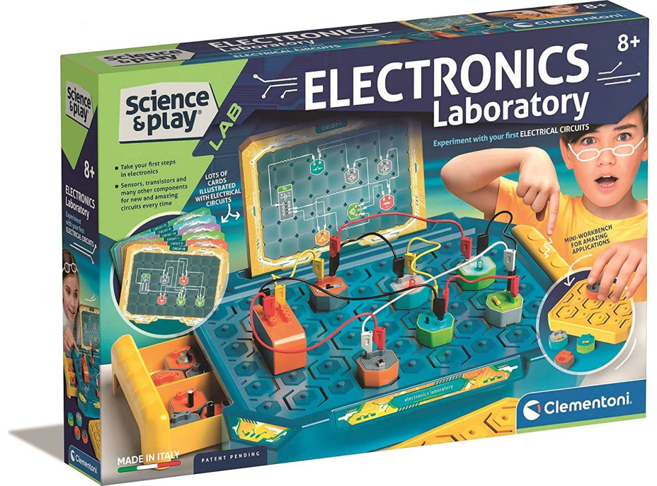 CLEMENTONI Science&Play Elektronická laboratoř: Elektrické obvody