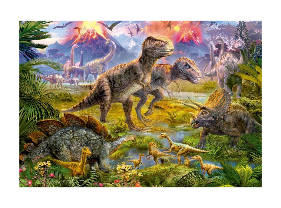 EDUCA Puzzle Setkání dinosaurů 500 dílků