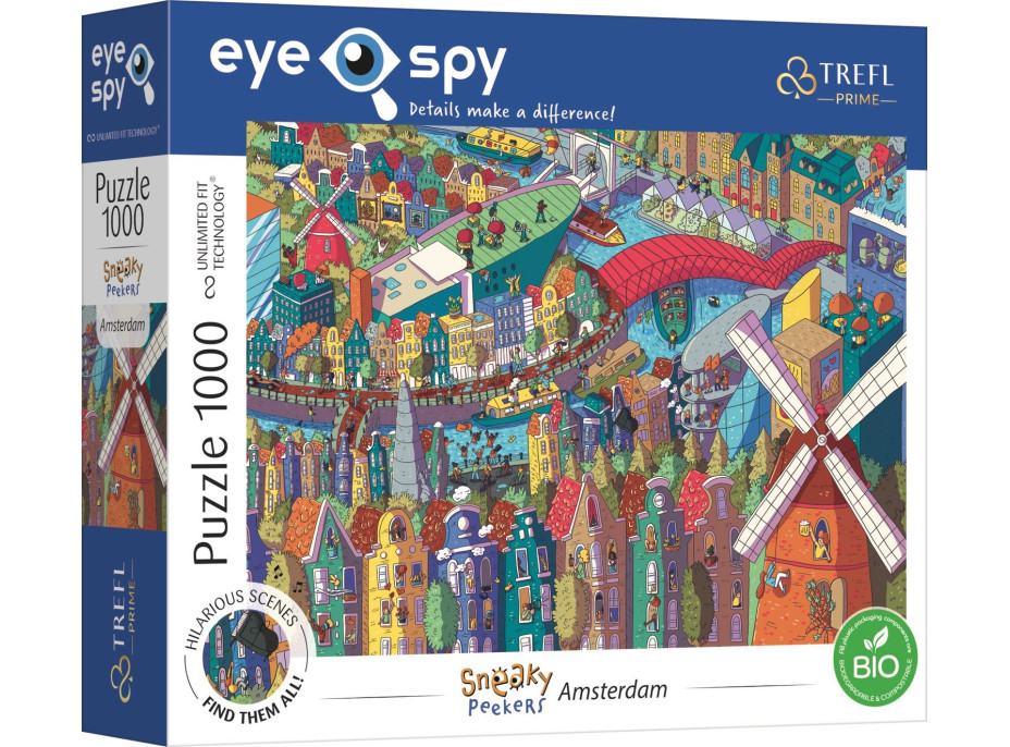 TREFL Puzzle UFT Eye-Spy: Amsterdam 1000 dílků