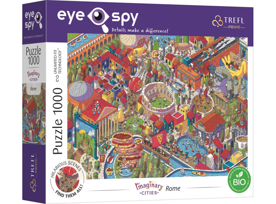 TREFL Puzzle UFT Eye-Spy Imaginary Cities: Řím, Itálie 1000 dílků