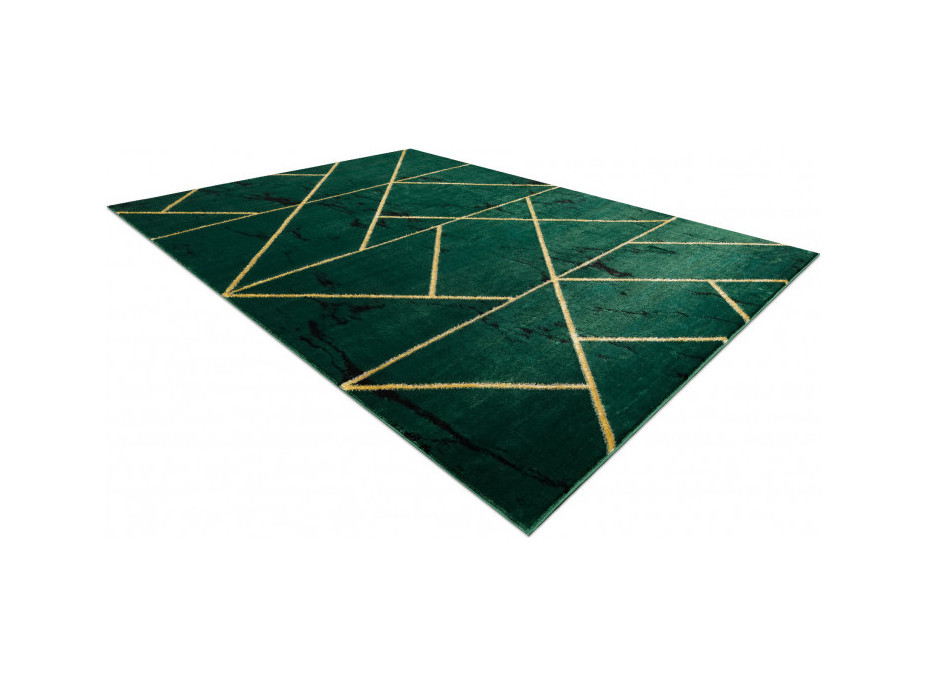 Kusový koberec Emerald geometric 1012 green and gold