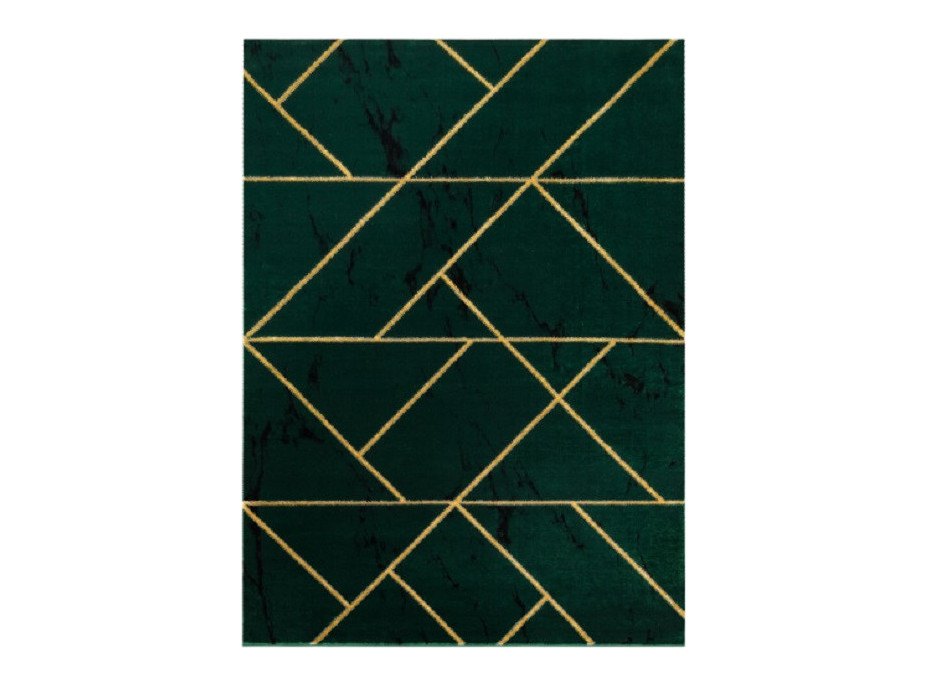 Kusový koberec Emerald geometric 1012 green and gold