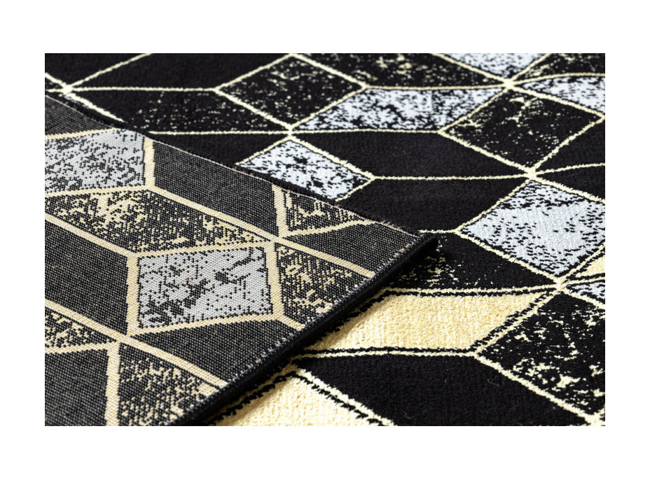 Běhoun Gloss 400B 86 3D geometric black/gold