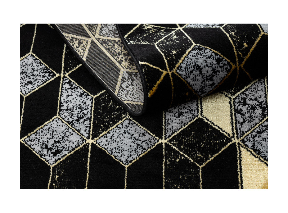 Běhoun Gloss 400B 86 3D geometric black/gold